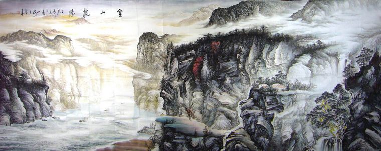 寫意精品山水國(guó)畫