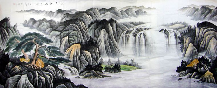 巨幅國畫山水畫