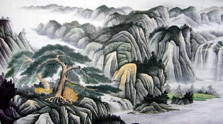 巨幅國畫山水畫