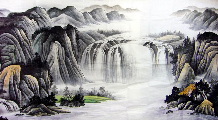 巨幅國畫山水畫