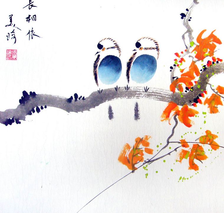 小品寫意花鳥