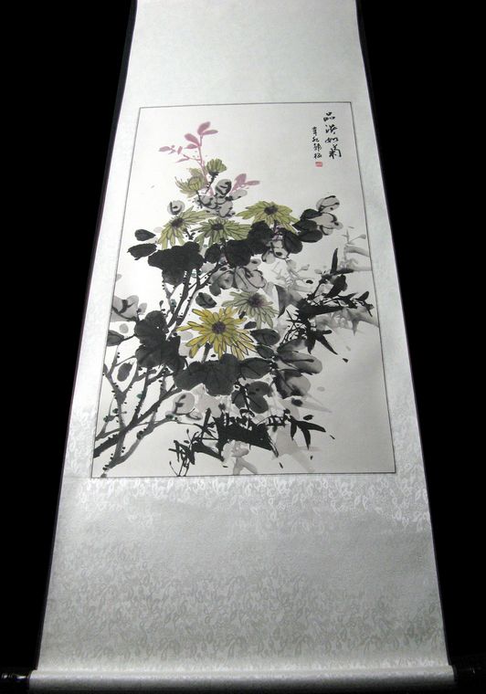 梅蘭竹菊字畫