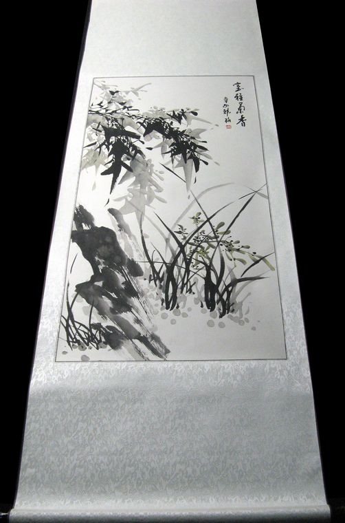 梅蘭竹菊字畫