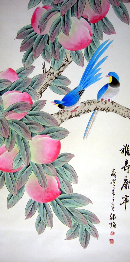 適合祝壽的畫