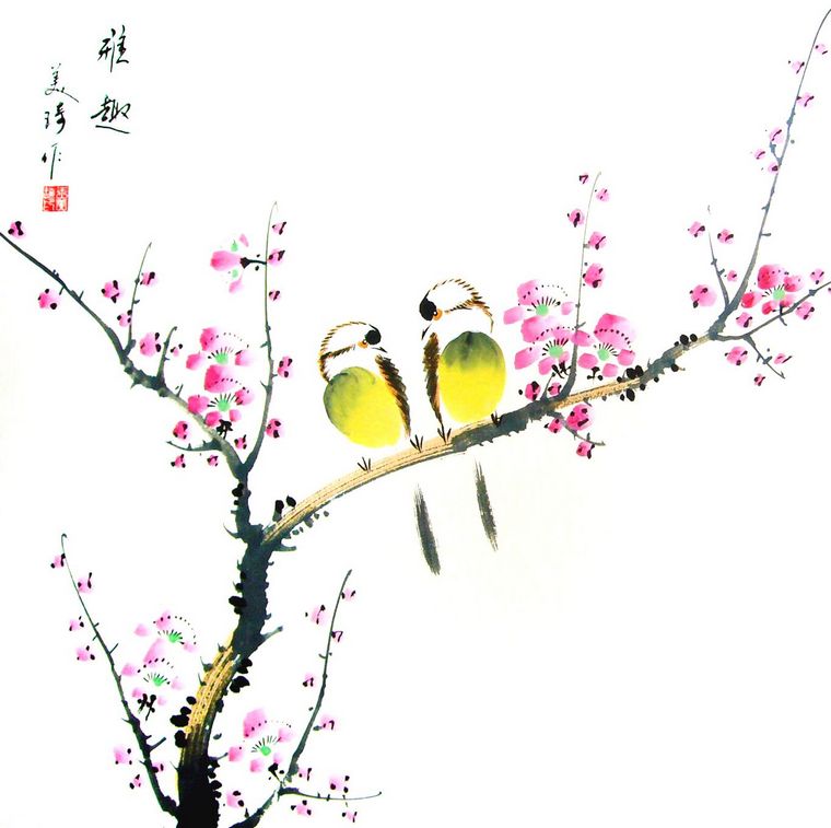 臥室花鳥畫