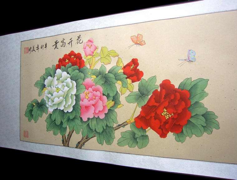 工筆牡丹圖