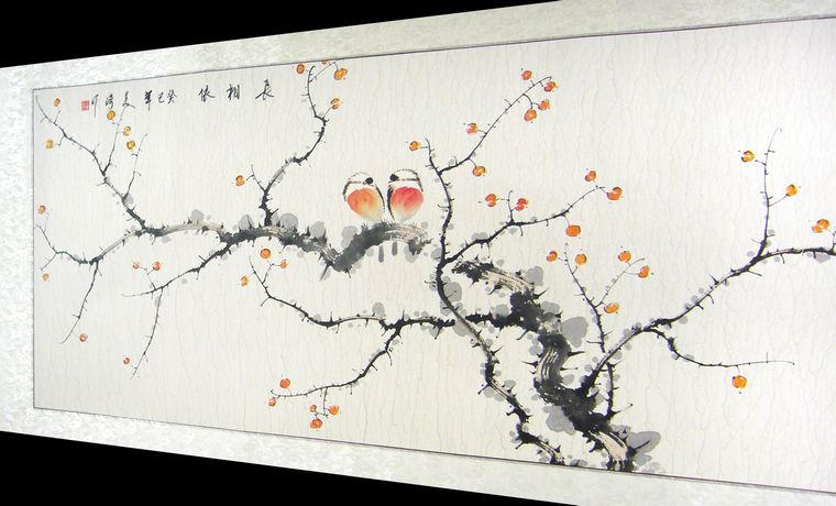 花鳥畫作品