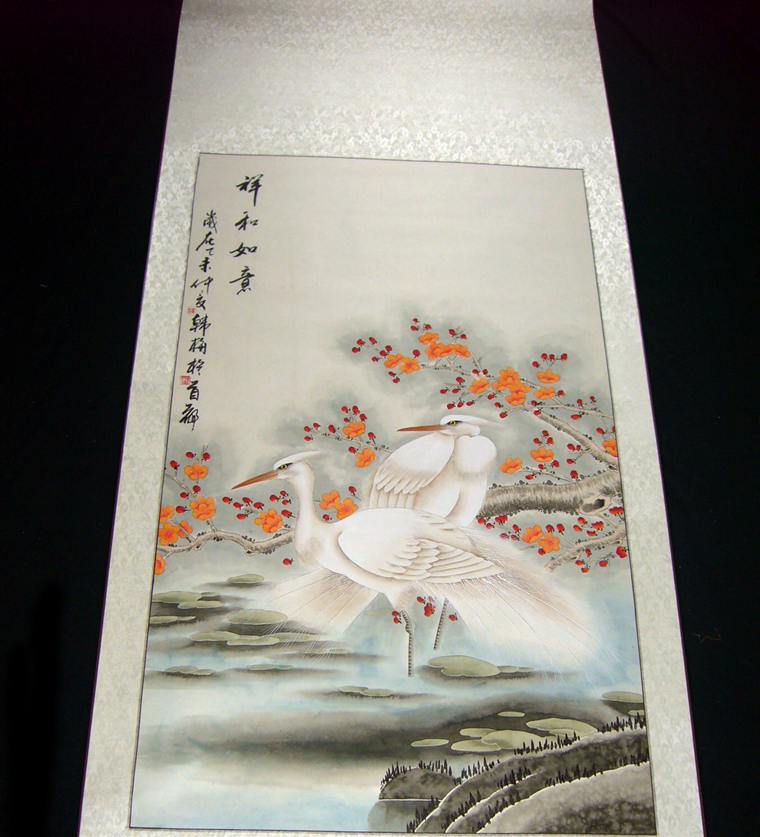 四尺工筆花鳥畫
