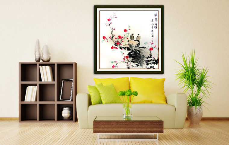 斗方花鳥(niǎo)圖