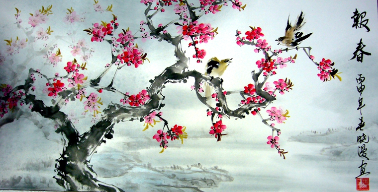 三尺報春圖