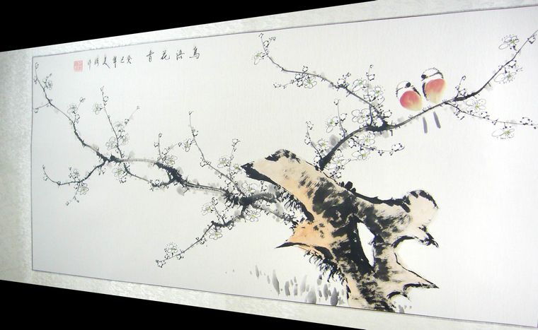 國畫梅花作品