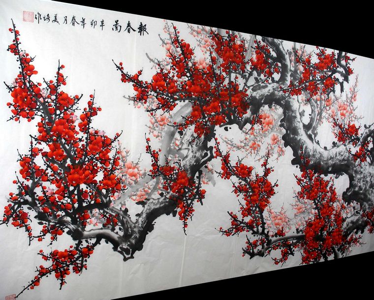 六尺報春圖