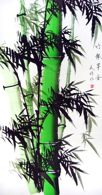 國畫竹子