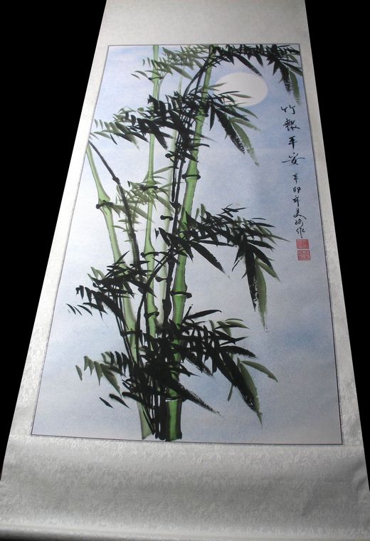 竹報(bào)平安畫
