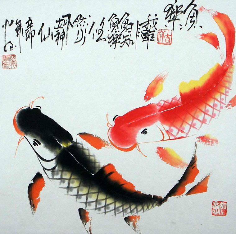 小斗方魚樂圖