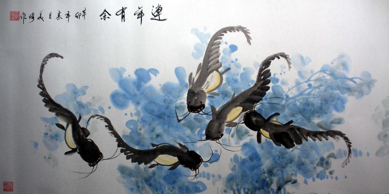 字畫(huà)作品之連年有余