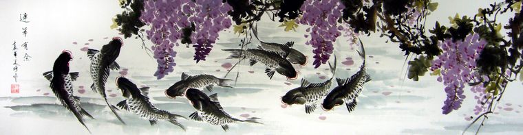吉祥鯉魚圖