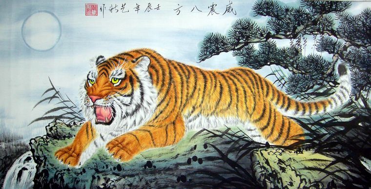國畫老虎