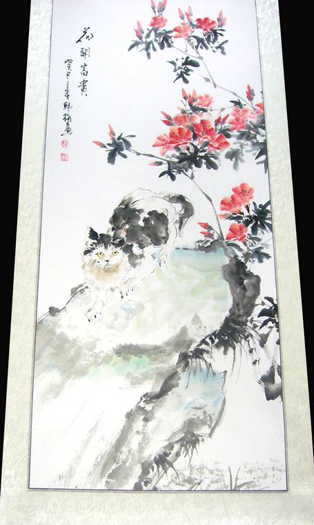 國畫貓