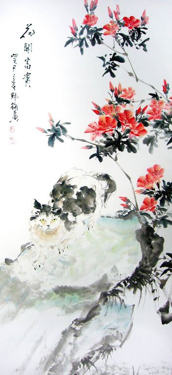 國畫貓
