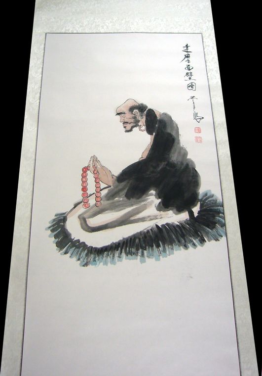 達摩面壁圖