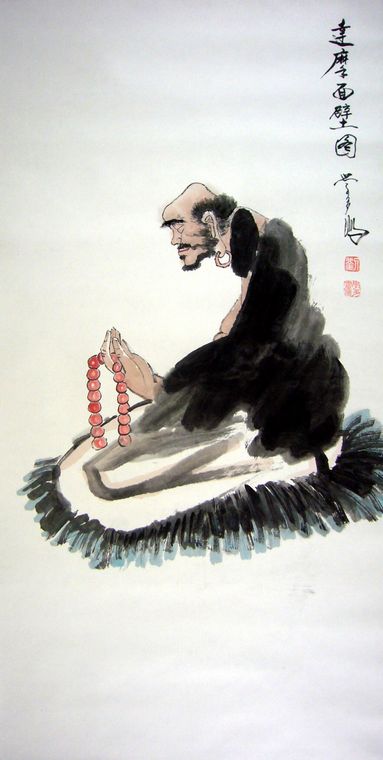 達摩面壁圖