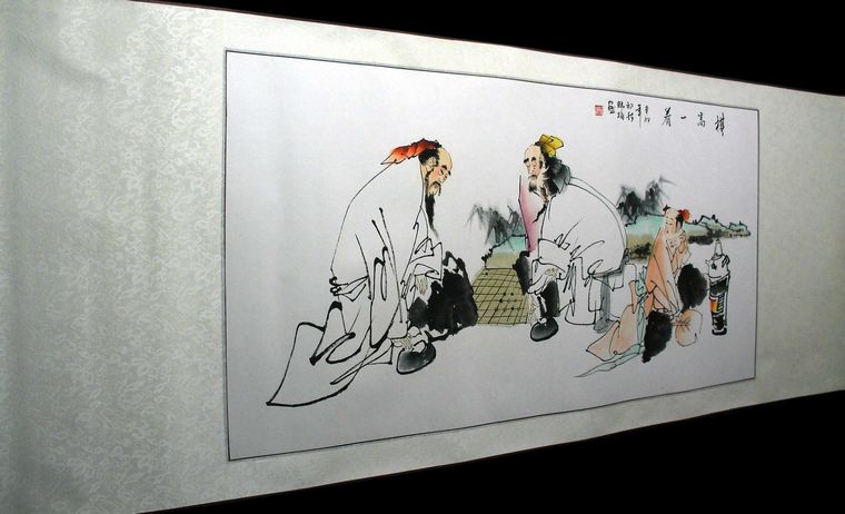 三尺寫意人物畫