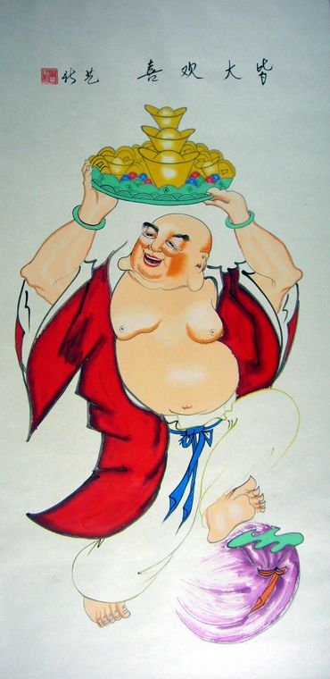 彌勒佛人物畫