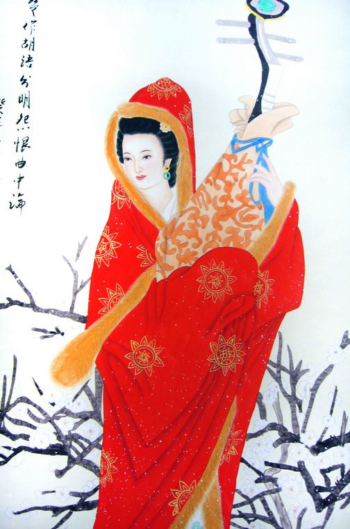 工筆畫絕代佳人