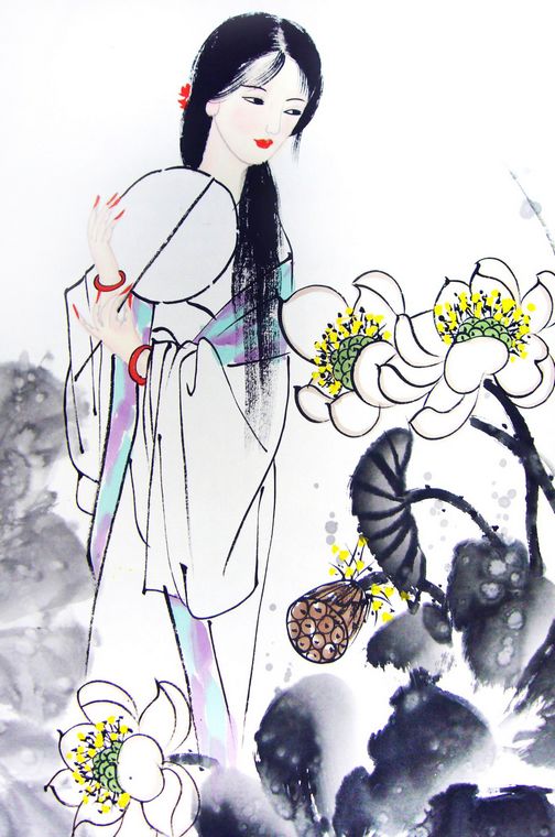 人物畫侍女