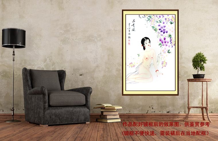 人物畫出水芙蓉