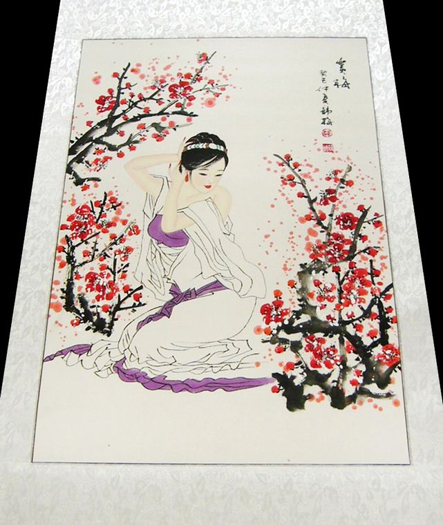 國畫古代仕女圖