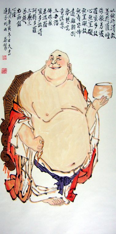 彌勒佛國畫