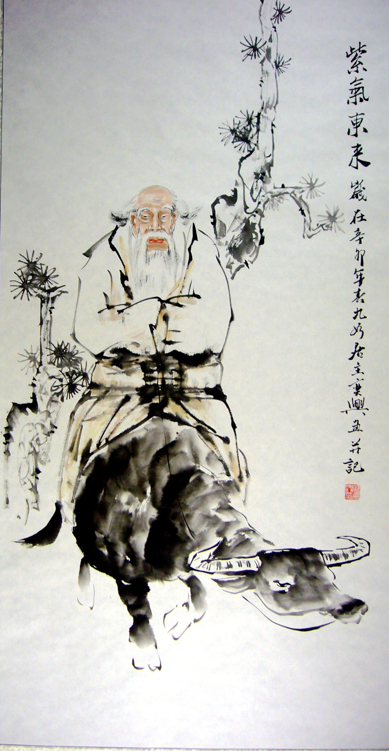 老子出關圖