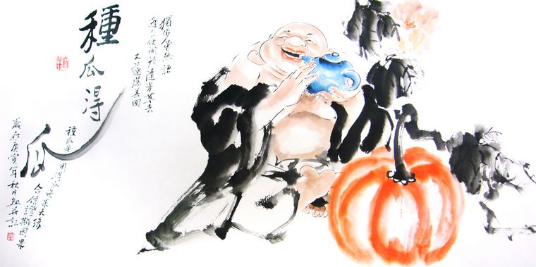 彌勒佛的畫