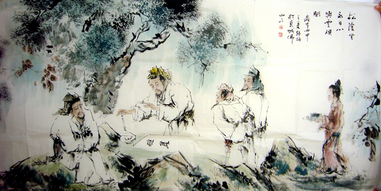 古代寫意人物畫