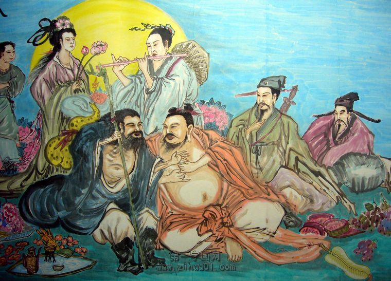 人物畫八仙過海