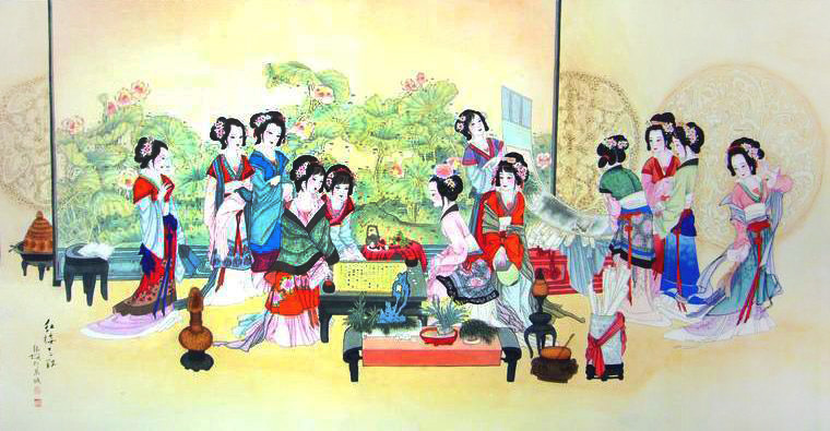 國畫紅樓十二釵