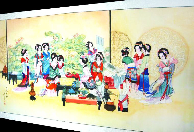 國畫紅樓十二釵