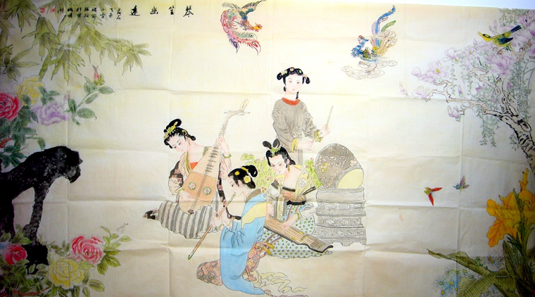 國畫工筆人物