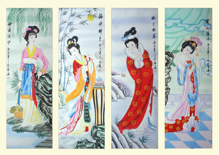 四大美女套畫