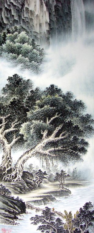 四景山水圖