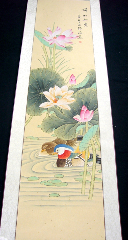 工筆花鳥四條屏