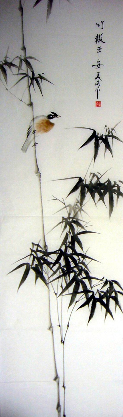 國畫四君子梅蘭竹菊