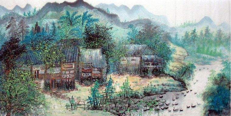 田園山水作品