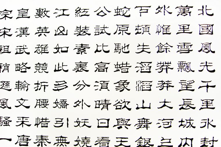 沁園春雪書法作品