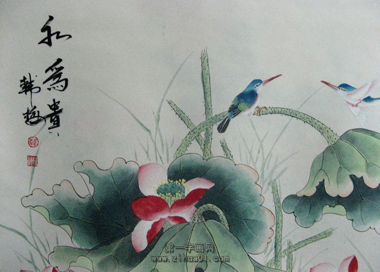 工筆花鳥畫作品欣賞