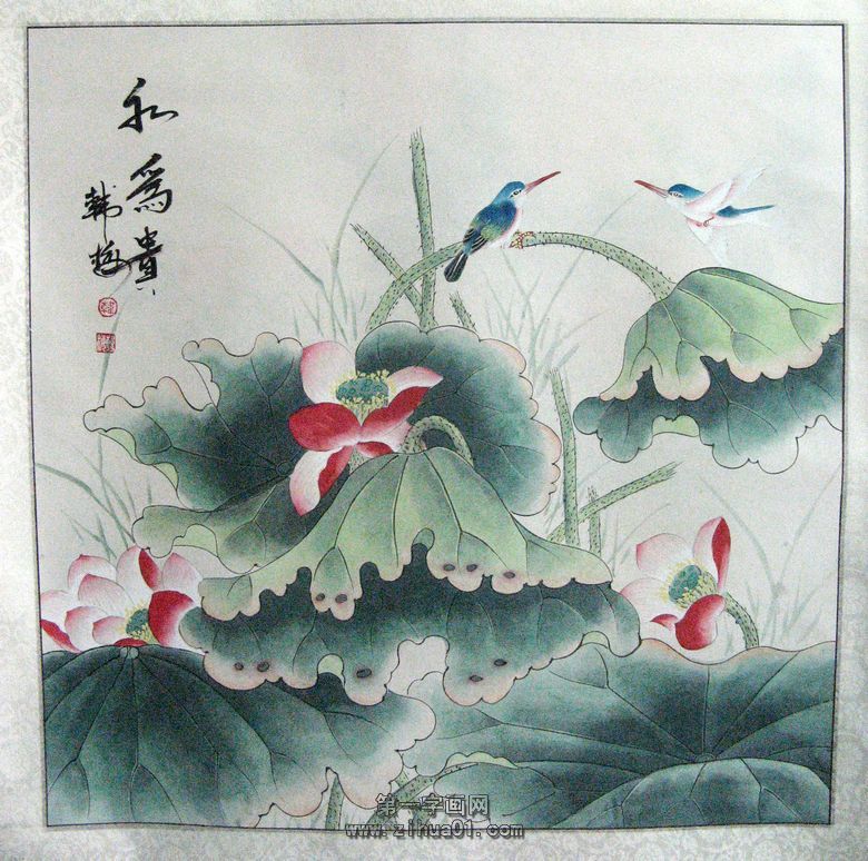 工筆花鳥畫作品欣賞