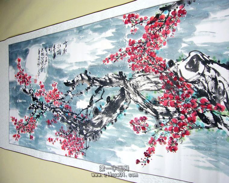 梅花的國畫