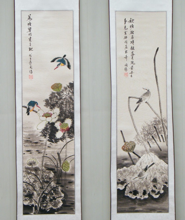 國畫工筆花鳥套畫